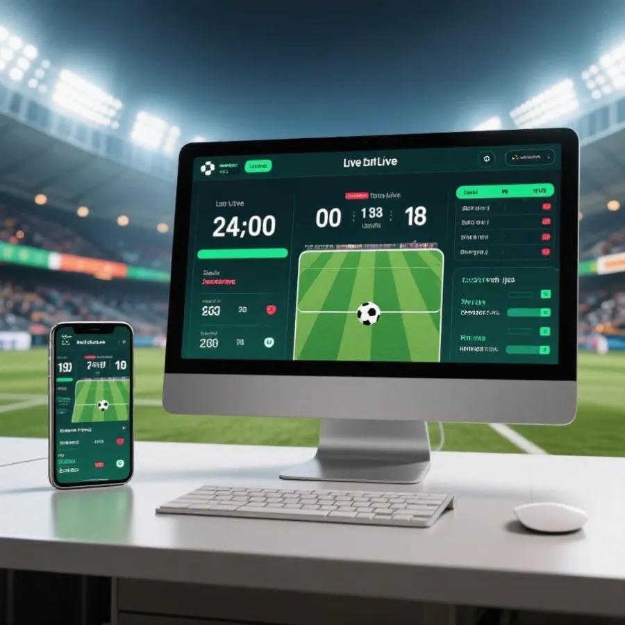 世界盃即時比分資訊版面示意